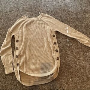 RD Style Cream Knit Sweater